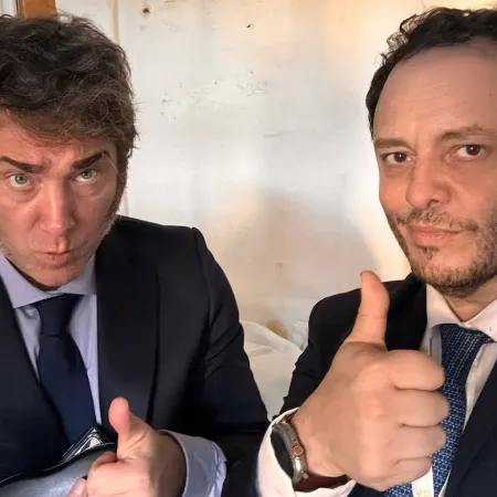 Milei reaparece junto a Reidel tras su polémico paso por Nucleoeléctrica