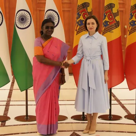 Droupadi Murmu llegó a Chisináu y abrió una nueva etapa entre India y Moldavia