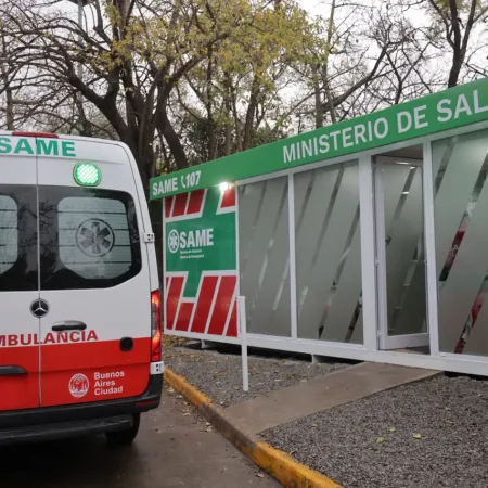 El Gobierno porteño inauguró en Liniers la base para emergencias 32 del SAME