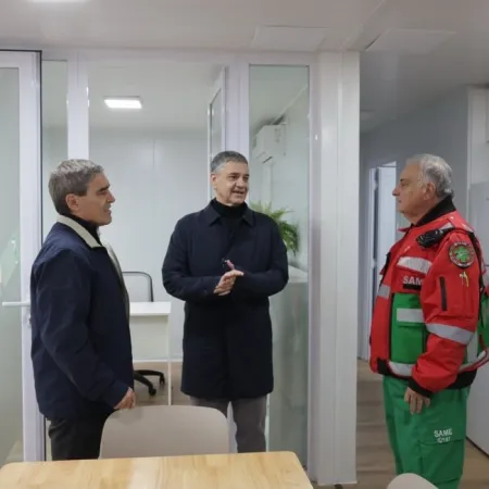 Jorge Macri inauguró una base del SAME en Liniers para reforzar la zona oeste