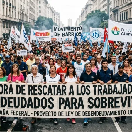 Impulsan proyecto de ley nacional para desendeudar a trabajadores y sectores vulnerables
