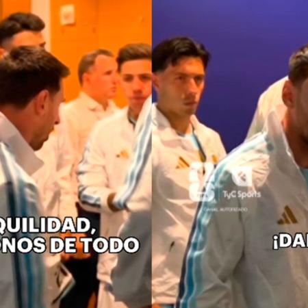 La arenga de Messi antes de la final: "Algo pasó" se volvió tendencia entre los hinchas