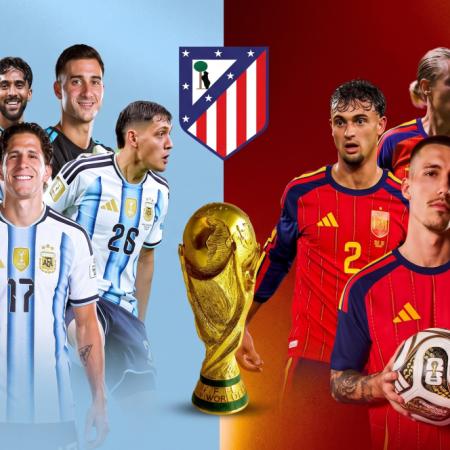 Atlético de Madrid, el club con más futbolistas en la final del Mundial 2026