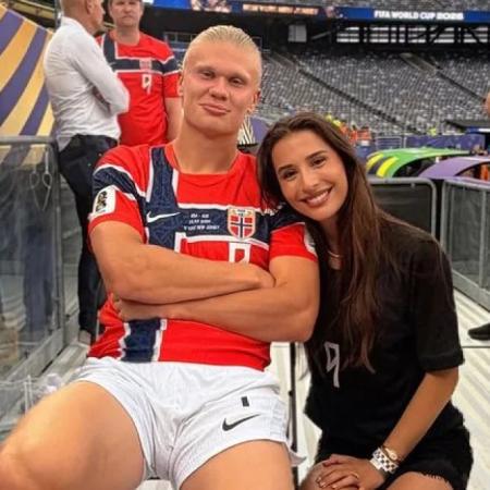 La historia de Erling Haaland y su novia que se parece a la de Messi y Antonela Roccuzzo