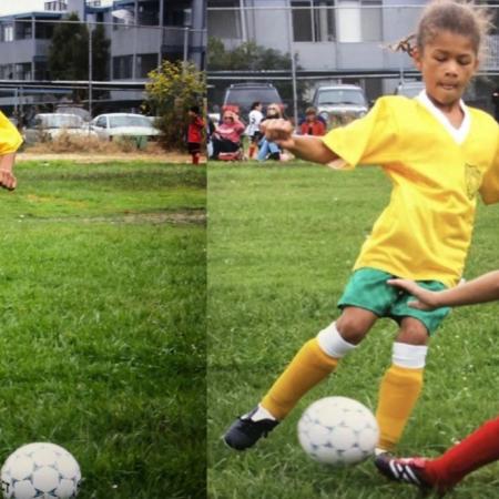 ¿Son reales? Zendaya y las fotos virales de su pasado como futbolista en Oakland