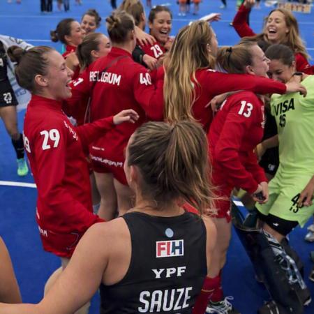 Por qué Argentina y Bélgica celebraron juntas tras la final del Mundial de Hockey