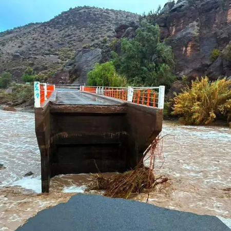Los temporales exponen las brechas de infraestructura en el centro de Chile