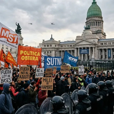 Qué pide el Frente de Izquierda tras las detenciones en la marcha contra la ley