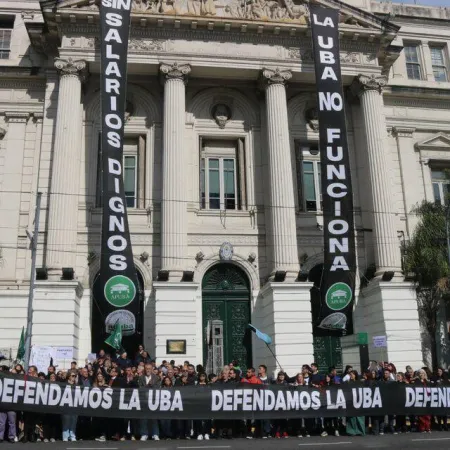 Paro en la UBA y tensión con Milei: los gremios universitarios vuelven a la calle