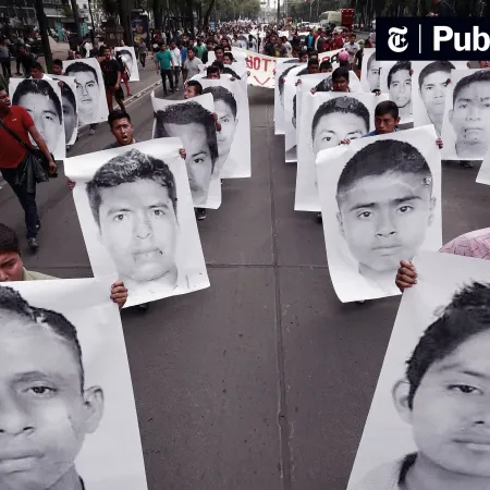Familias de Ayotzinapa esperan una respuesta tras la detención de Aguirre en México