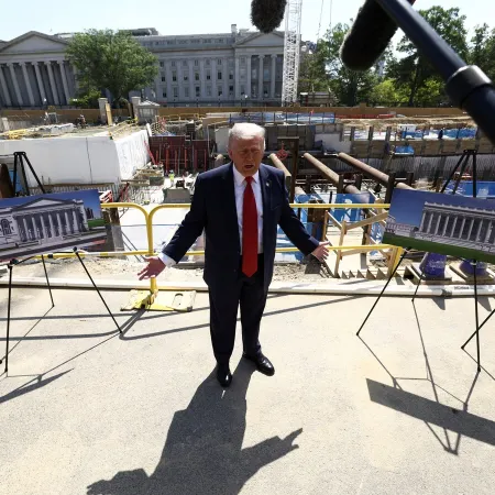 Las obras en la Casa Blanca ya proyectan un costo de al menos USD 927 millones