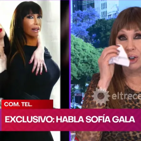 Moria Casán quebró en llanto al hablar con Sofía Gala en vivo: “No voy a llorar”