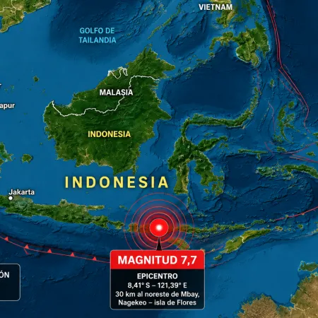 Indonesia concentra la alerta sísmica: qué la conecta con España, Colombia y Venezuela