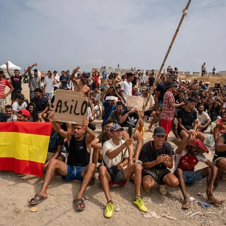 Ceuta bajo presión: migrantes inician huelga de hambre para exigir asilo