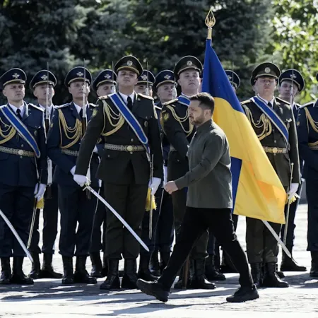 Ucrania convierte su Día de la Independencia en una exhibición de autonomía militar