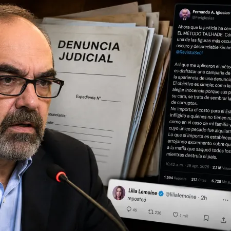Lemoine retuiteó a Fernando Iglesias: su explicación sobre la denuncia de Tailhade