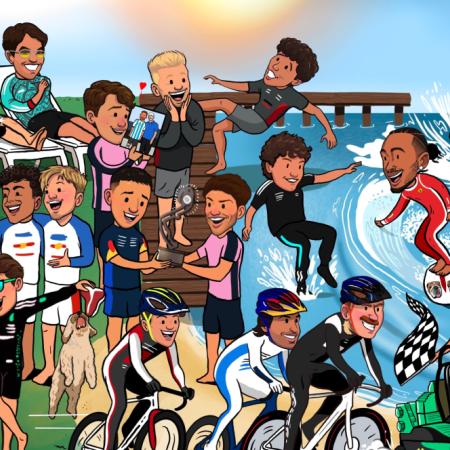 Descubrí qué mensaje dejó la F1 sobre Colapinto en su ilustración del verano