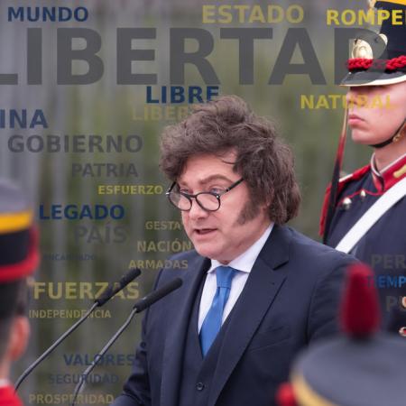 Acto de Milei por San Martín: 5 palabras clave y contradicción sobre las FF. AA.