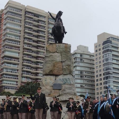 Mar del Plata: el homenaje a San Martín que buscó llevar su legado al presente