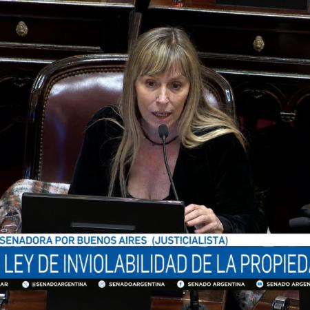 Di Tullio interrumpió al Senado por la represión: qué advirtió a Milei