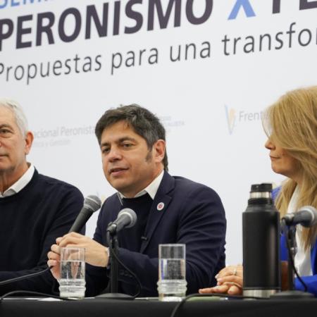 Kicillof, con banca de Sáenz y faltazo de Carolina Moisés: por qué no estuvo