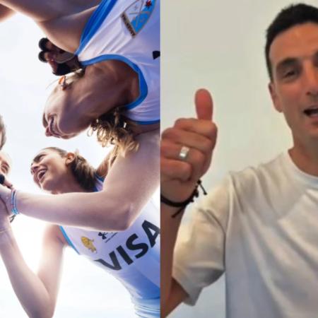 Scaloni alentó a Las Leonas y Leones en la previa del Mundial de Hockey 2026