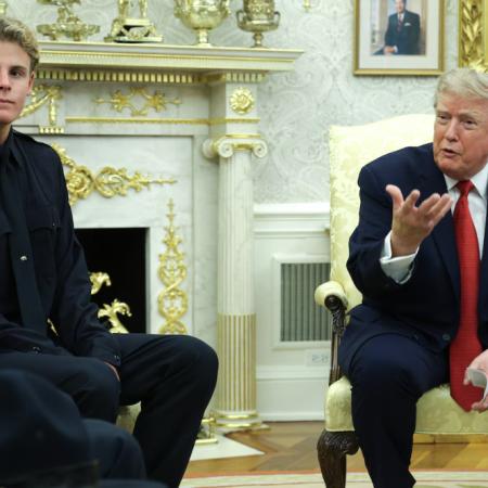 Un socorrista de 16 años salvó a un niño en el mar y terminó recibido por Trump