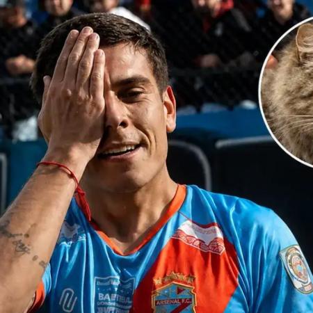 Por qué un jugador de Arsenal de Sarandí le dedicó un gol a un gato muerto y tuerto