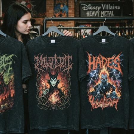 Disney mezcla a Maléfica, Hades y Ursula con el metal en su nueva colección