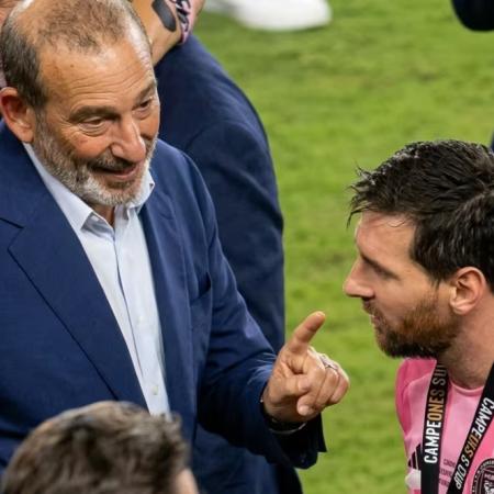 Inter Miami campeón: ¿qué pasó entre Messi y Don Garber, el comisionado de la MLS?