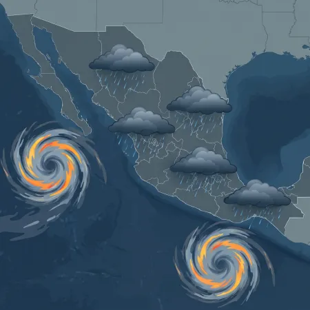 Marie se aleja y deja de explicar las lluvias que siguen sobre México