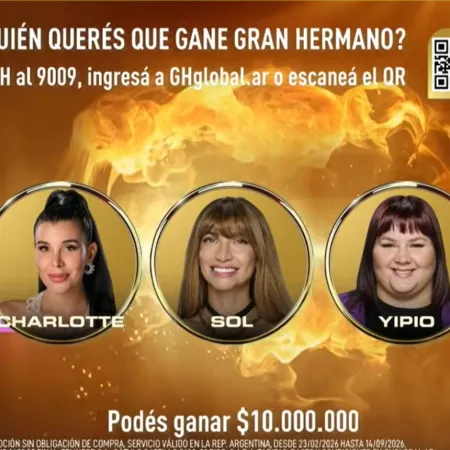 ¿Charlotte, Sol o Yipio? ¿Quién ocupará el tercer puesto en la final de Gran Hermano?