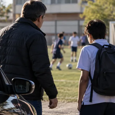 Un conflicto en un partido de fútbol escolar terminó con un padre bajo una restricción judicial