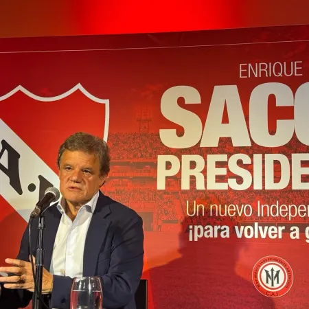 Enrique Sacco presentó su candidatura en Independiente: qué dijo sobre las SAD