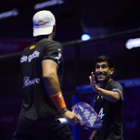 Tapia, Coello, Galán y Chingotto pisaron fuerte en el Movistar Arena español
