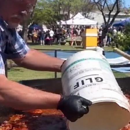 Escándalo en La Madrid: usaron bidón de glifosato en la Fiesta del Chorizo a la Pomarola
