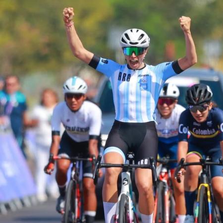 Julieta Benedetti se colgó el oro en ciclismo de ruta en los Juegos Suramericanos