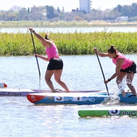 Argentina brilló en el debut del stand up paddle y sumó ocho medallas en los Suramericanos