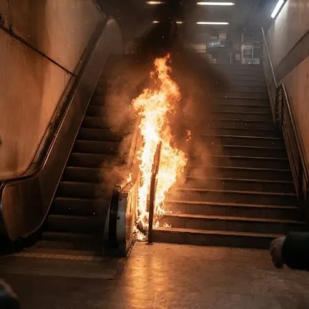 Susto en Constitución: se incendió una escalera mecánica en la estación de trenes