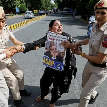 Protestas Gen Z en India: detenciones y reclamos por las listas electorales