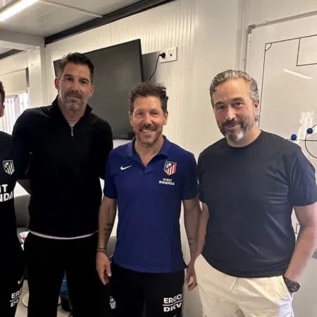 Mariano Andújar y su formación en dirección deportiva: visitó a Simeone en Atlético Madrid
