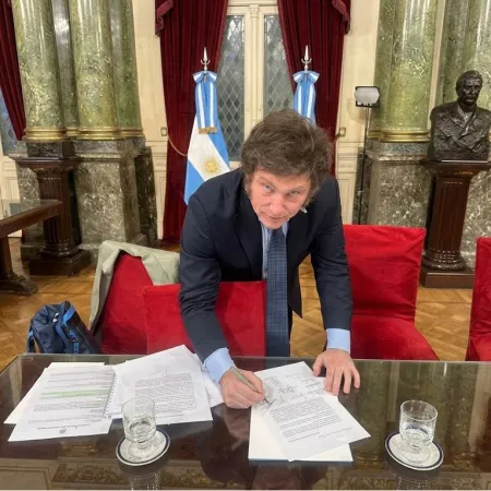 Milei e Israel: el fuerte gesto que tuvo en el Congreso antes del balotaje de 2023