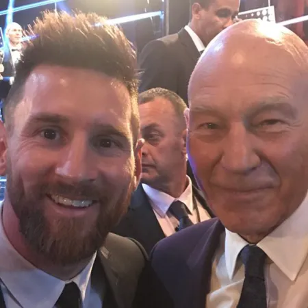 El día que Patrick Stewart, el Profesor X de X-Men, se encontró con Lionel Messi