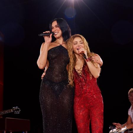 Shakira y Dua Lipa sorprendieron en Madrid: Amazon Music celebró un récord mundial