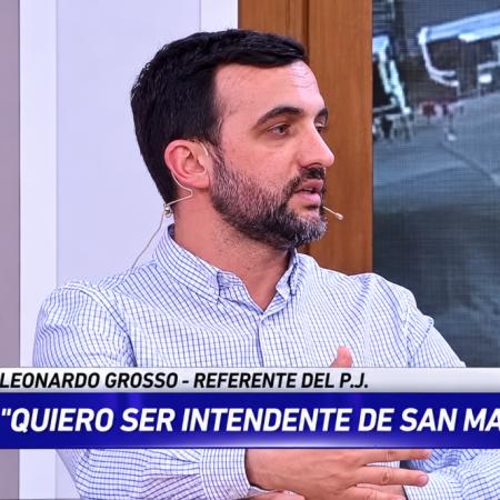 Leonardo Grosso quiere ser intendente de San Martín: "No le tengo miedo a los narcos"