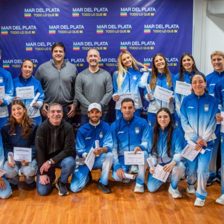 General Pueyrredón reconoció a los 34 deportistas marplatenses de los Juegos Suramericanos
