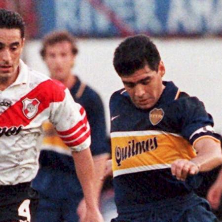 El último baile de Maradona: el día que se retiró ante River y le dejó su lugar a Riquelme