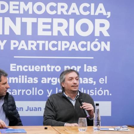 Máximo Kirchner comparó a Milei con De la Rúa en San Juan: la frase sobre 2001