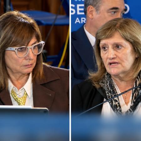 Bullrich contra la fiscal que pidió prisión para Chocobar: lo que le contestó en la cara