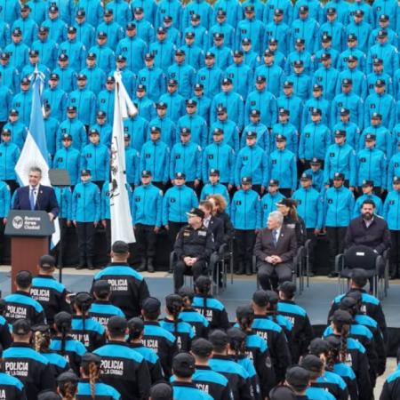 Jorge Macri sumó 600 policías y endureció su discurso: “Sin ley y orden no hay progreso ni libertad”